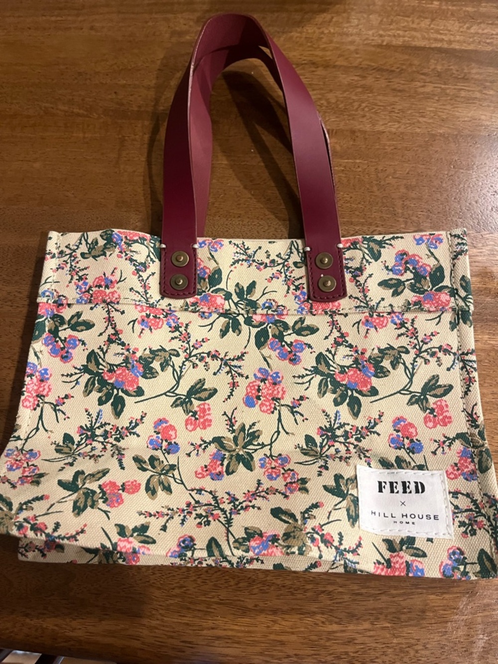 FEED X Hill House Floral Canvas Tote